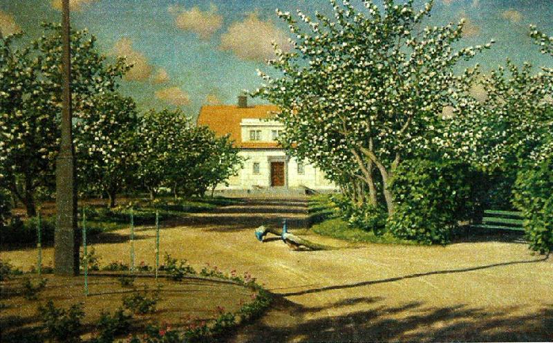 johan krouthen familjen svenfelts villa i ljungsbro oil painting image